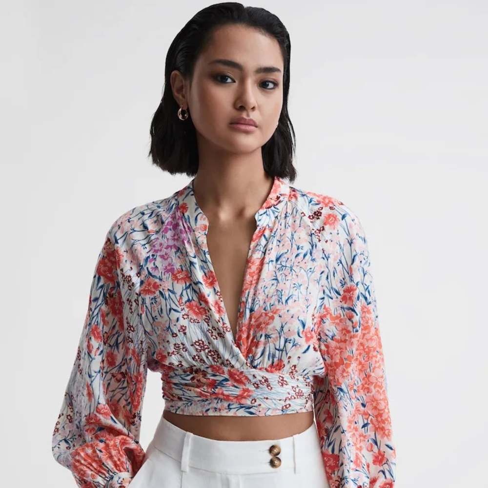 Elle Multicolor Floral Blouse